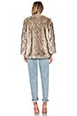 view 3 of 3 BLOUSON IMITATION FOURRURE ADORA in Tan