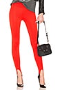 view 1 of 4 Arabesque Stirrup Legging in Fire Red