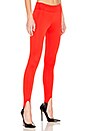 view 2 of 4 Arabesque Stirrup Legging in Fire Red