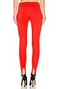 view 3 of 4 Arabesque Stirrup Legging in Fire Red