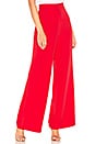 view 1 of 4 Crescendo Wide Leg Pant in Red
