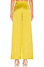 view 3 of 4 PANTALÓN PIERNA ANCHA VIV in Chartreuse Green