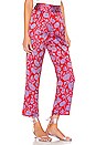 view 2 of 4 Selma Pant in Red & Purple Floral