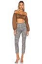 view 4 of 4 Ferah Pant in Blue Plaid