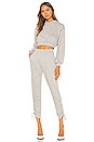 view 4 of 4 Evette Jogger in Heather Grey