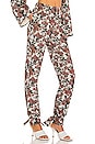 view 2 of 4 Tie Ankle Sweatpant in Red Victorian Floral
