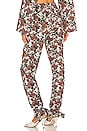 view 3 of 4 Tie Ankle Sweatpant in Red Victorian Floral