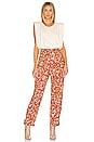 view 4 of 4 Drew Pant in Zoe Rust Floral