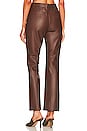 view 3 of 4 Kendra Leather Pant in Brown