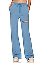 view 1 of 4 PANTALON LARA in Soft Navy