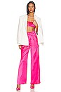 view 4 of 4 Andie Trouser Pant in Raspberry Pink