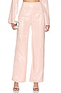 view 1 of 5 Leighton Sequin Pant in Champagne Pink