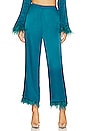 view 1 of 4 PANTALON TRISH in Deep Cyan