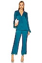 view 4 of 4 PANTALON TRISH in Deep Cyan