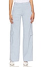 view 1 of 5 PANTALON CARGO ARDEN in Chambray Blue