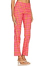 view 2 of 4 Rodeo Pant in Pink & Orange Plaid