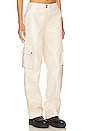 view 2 of 4 Rylee Faux Leather Pant in Bone White