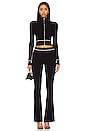 view 4 of 5 Dani Knit Embellished Pant in Black