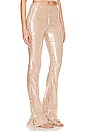 view 2 of 5 Stevie Sequin Pant in Nude Neutral