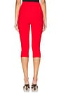 view 3 of 4 Cindy Cropped Capri Pant in Red