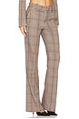 view 2 of 6 Bonnie Pant in Brown Plaid Multi