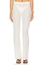 view 1 of 6 Rhoda Knit Pant in Cream