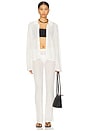 view 5 of 6 Rhoda Knit Pant in Cream