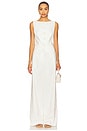 view 5 of 6 Jackie Pant in White Linen