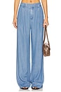view 1 of 6 Agathe Pant in Light Denim