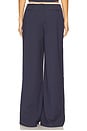 view 4 of 6 Ashley Pant in Navy & Grey Pinstripe