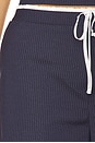 view 6 of 6 Ashley Pant in Navy & Grey Pinstripe