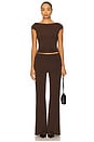 view 5 of 6 Ivanna Pant in Espresso