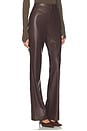 view 2 of 6 Jordan Faux Leather Pant in Dark Brown