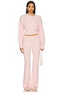 view 5 of 6 Bessie Knit Pant in Light Pink