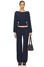 view 5 of 6 PANTALON LIZA in Navy