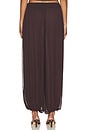 view 4 of 6 x Christina Elezaj Cordelia Pant in Chocolate Brown