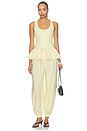 view 5 of 6 PANTALON LYLA in Yellow