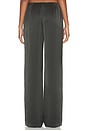 view 4 of 6 Alette Satin Pants in Charcoal