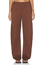 view 1 of 6 Maggie Pant in Chocolate Brown