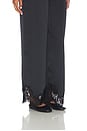 view 7 of 6 PANTALON MARINE in Black