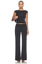 view 6 of 6 PANTALON IVANNA  in Black