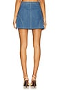 view 4 of 6 Mira Mini Skirt in Medium Blue