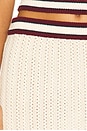 view 6 of 6 Remy Pointelle Mini Skirt in Cream Multi