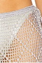 view 6 of 6 Breigh Beaded Crochet Mini Skirt in Ice