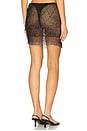 view 4 of 6 Breigh Beaded Crochet Mini Skirt in Black