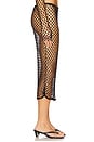 view 3 of 6 Marnnie Beaded Crochet Skirt in Black