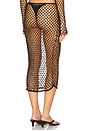 view 4 of 6 Marnnie Beaded Crochet Skirt in Black