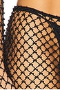 view 6 of 6 Marnnie Beaded Crochet Skirt in Black