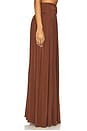 view 3 of 6 x Yhasmina Ferrara Lotte Maxi Skirt in Chocolate Brown