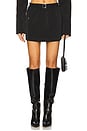 view 1 of 6 Cameron Utility Mini Skirt in Black